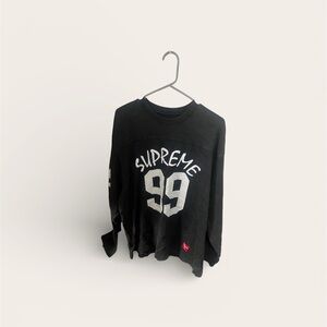 Supreme Black and White Graphic Long Sleeve